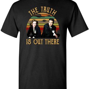 X Files T-Shirt Vintage The Truth is Out There Scully Mulder