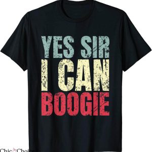 Yes Sir I Can Boogie T-Shirt Disco Hit Scotland Football