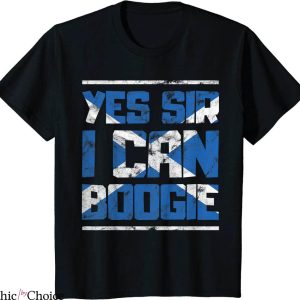 Yes Sir I Can Boogie T-Shirt Disco Song Scotland Football