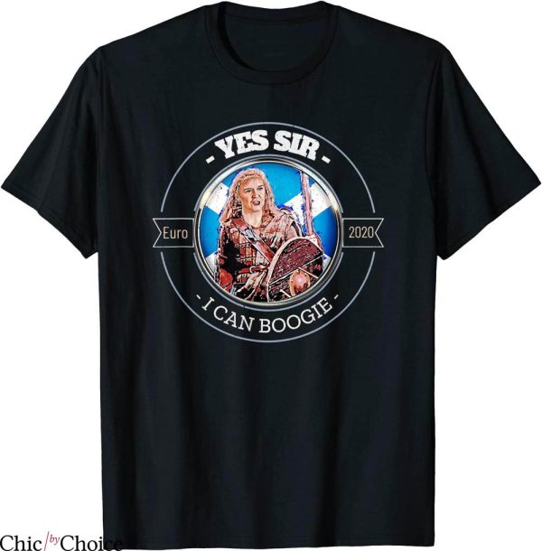 Yes Sir I Can Boogie T-Shirt No Scotland No Party Nicola
