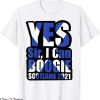 Yes Sir I Can Boogie T-Shirt Scotland 2021 Flag Pride Tee