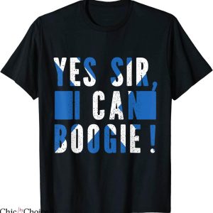 Yes Sir I Can Boogie T-Shirt Scotland Football Anthem Disco