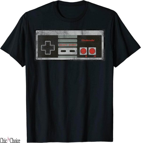 Tecmo Bo T-Shirt Nintendo NES Controller Retro Vintage