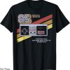Tecmo Bo T-Shirt Nintendo NES Controller Retro Stripe 85