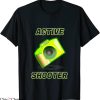 Active Shooter T-Shirt Photographer Funny Quote Tee