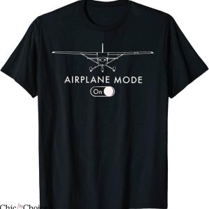 Airplane Mode T-Shirt Pilot C172 Flying Trip Vacay Tee