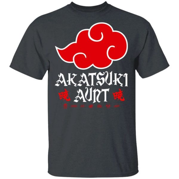 Akatsuki Aunt Shirt Naruto Red Cloud Family Tee  All Day Tee