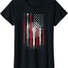 All American T-Shirt Flag Vintage Baseball Flag