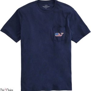 All American T-Shirt Vineyard Vines Whale Pocket