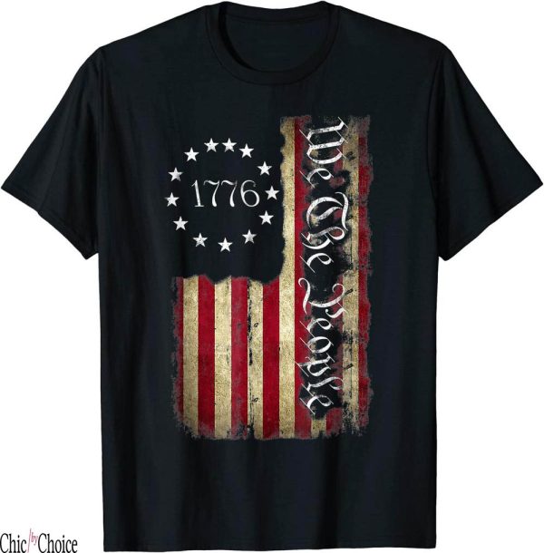 All American T-Shirt We The People Patriotic Constitution