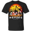 Anime Heroes Halloween Shirt Anime Characters Eating Tee  All Day Tee
