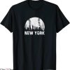 Anine Bing New York T-Shirt NY City Skyline Baseball Lover