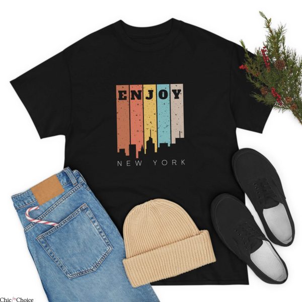 Anine Bing New York T-Shirt NY Minimalist City’s Day Travel