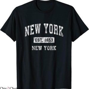 Anine Bing New York T-Shirt NY Vintage Established Sports