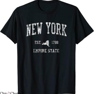 Anine Bing New York T-Shirt Vintage Sports New Yorker NY Tee