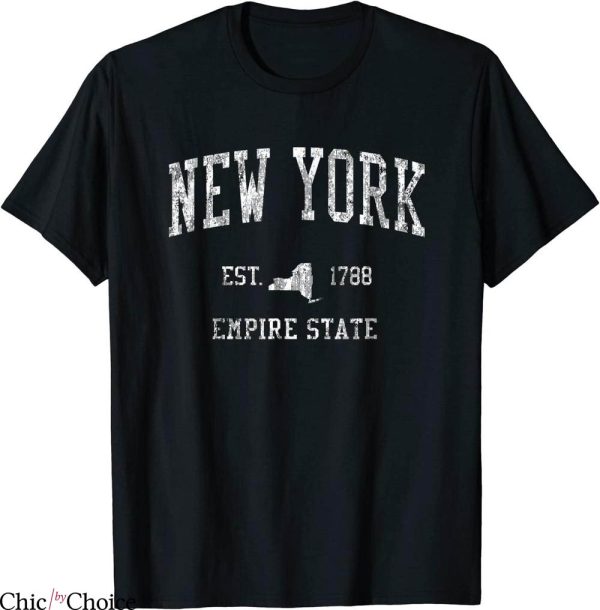 Anine Bing New York T-Shirt Vintage Sports New Yorker NY Tee