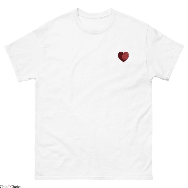 Aviator Nation Heart T-Shirt Stitched Funny Artwork