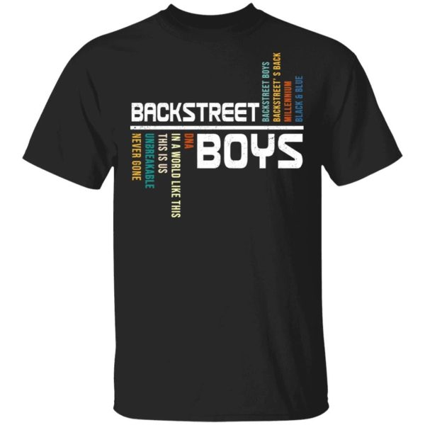 Backstreet Boys Albums T-shirt  All Day Tee