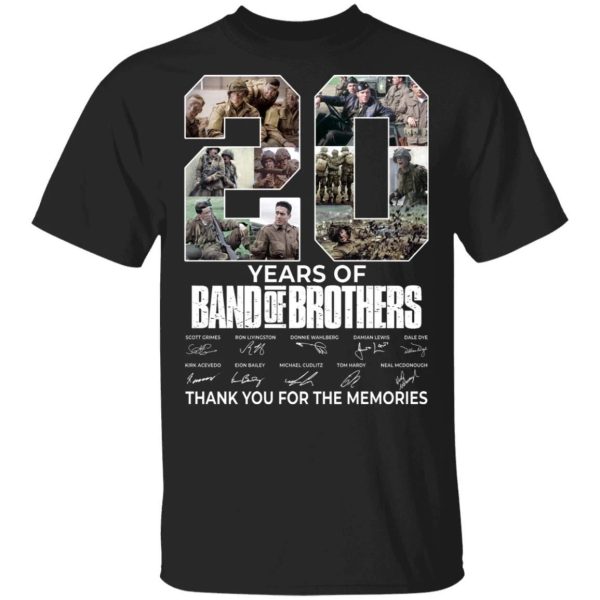 Band Of Brothers 20 Years Anniversary 2001 – 2021 Tee  All Day Tee