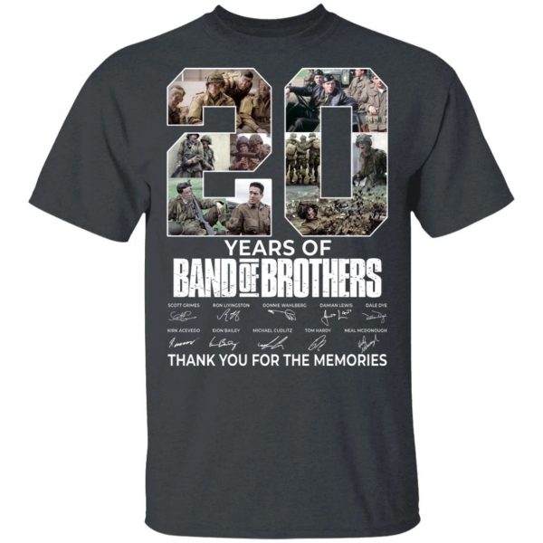 Band Of Brothers 20 Years Anniversary 2001 – 2021 Tee  All Day Tee