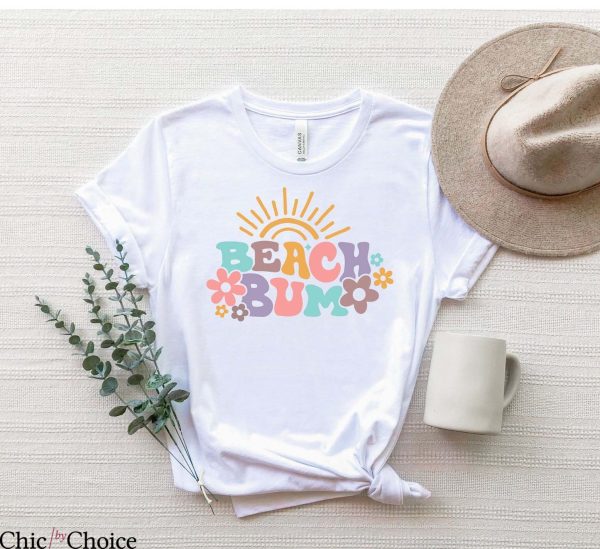 Beach Bum T Shirt Cute Funny Beach Bum Summer T Shirt