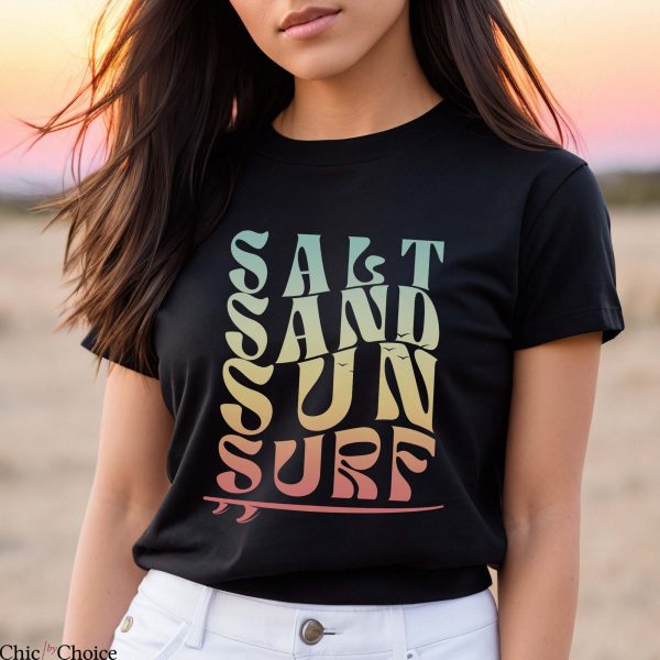 Beach Bum T Shirt Surfing Beach Summer Vibes Shirt