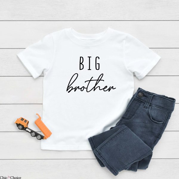 Big Brother Little Brother T Shirt Cute Little Big Brother
