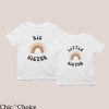 Big Sister Little Sister T-Shirt Rainbow Siblings Matching
