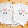 Big Sister Little Sister T-Shirt Sorority Butterflies Sis