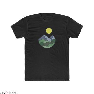 Blue Mountain T Shirt Blue And Green Mountains Shirt