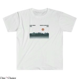 Blue Mountain T Shirt Blue Ridge Mountains North Carolina