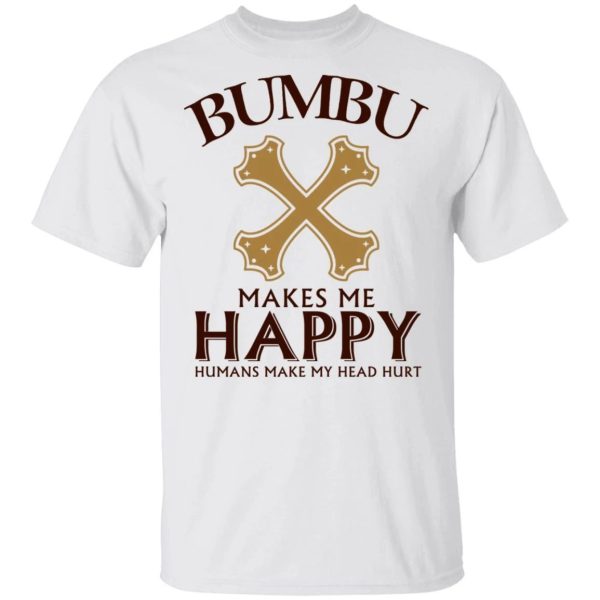 Bumbu Makes Me Happy T-shirt Rum Tee  All Day Tee