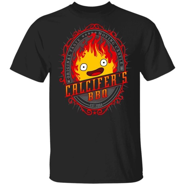 Calcifer BBQ Howl’s Moving Castle T-shirt  All Day Tee
