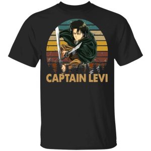 Captain Levi T Shirt Attack On Titan Anime Tee All Day Tee 3