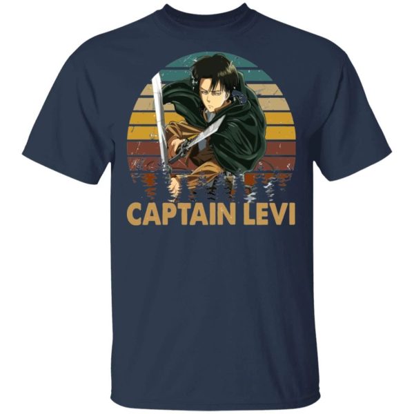 Captain Levi T Shirt Attack On Titan Anime Tee  All Day Tee