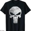 Cats Skull T-Shirt Marvel Comics Punisher Symbol Distressed
