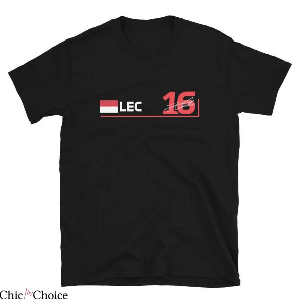 Charles Leclerc T-Shirt Formula 1 F1 Lover 16 Ferrari Tee
