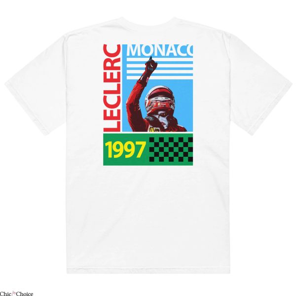 Charles Leclerc T-Shirt Formula 1 Ferrari Monaco F1 Tee