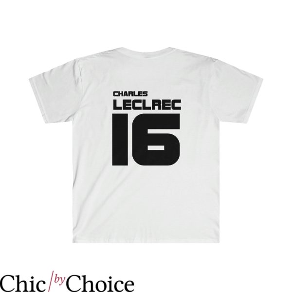 Charles Leclerc T-Shirt Formula 1 Racing Ferrari Fan Tee