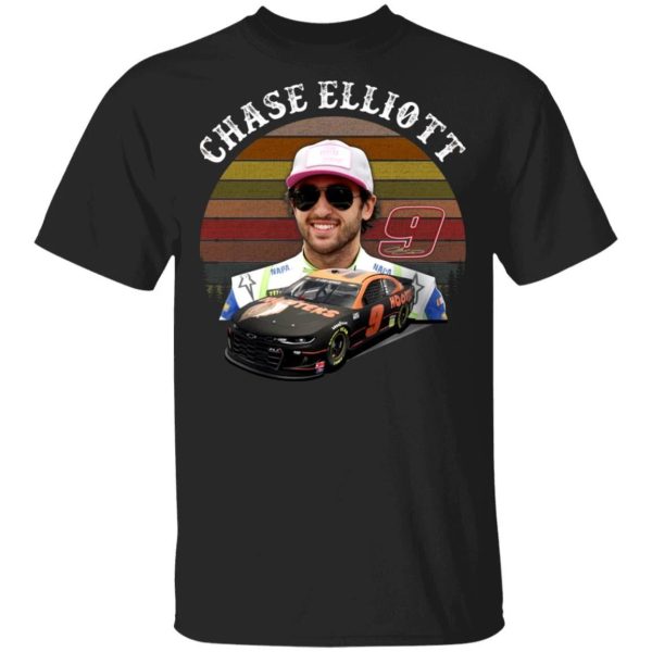 Chase Elliott No. 9 NASCAR Racer T-shirt  All Day Tee