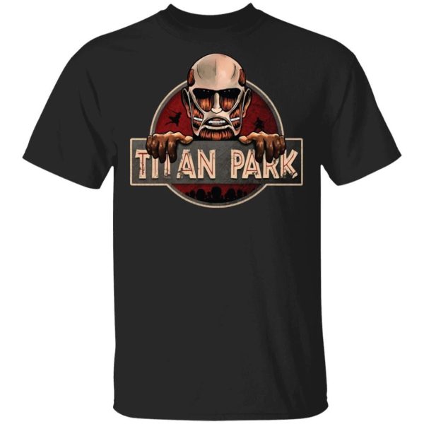 Colossal Titan Park T Shirt Attack On Titan Anime Tee  All Day Tee