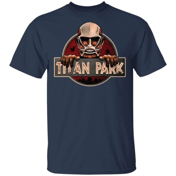 Colossal Titan Park T Shirt Attack On Titan Anime Tee  All Day Tee