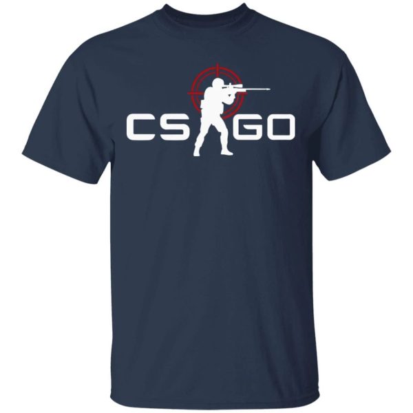Counter Strike T-shirt CS Go Gamer Tee  All Day Tee
