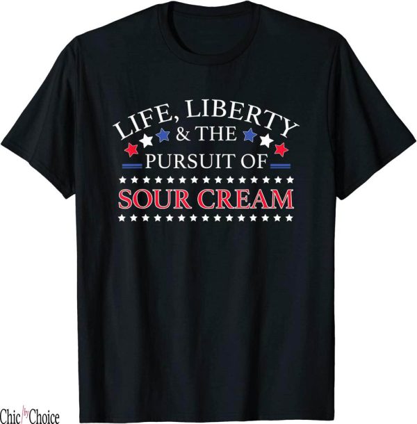 Creme De La Creme T-Shirt Funny Sour Cream Novelty Gift