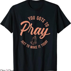 Crimson Bliss T-Shirt Concrete And Luxury Gots To Pray