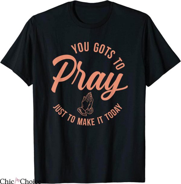 Crimson Bliss T-Shirt Concrete And Luxury Gots To Pray