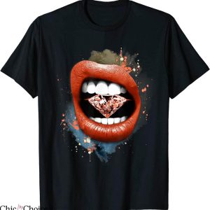 Crimson Bliss T-Shirt Diamond Lips Crimson Bliss 5s Matching