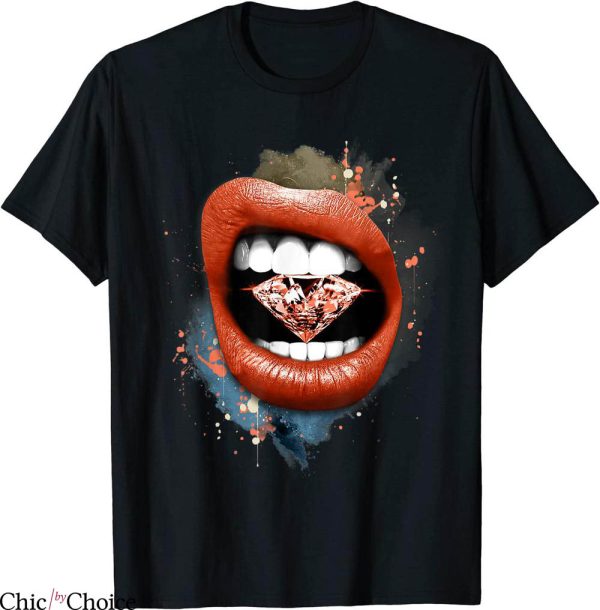 Crimson Bliss T-Shirt Diamond Lips Crimson Bliss 5s Matching