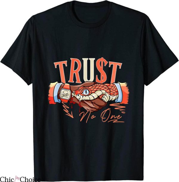 Crimson Bliss T-Shirt Snake Trust No One Bliss 5s Matching