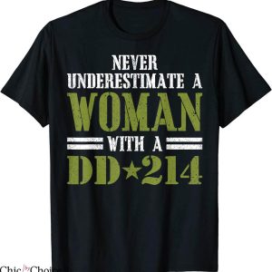 DD214 T-Shirt DD-214 Female Veterans Day Vintage Tee
